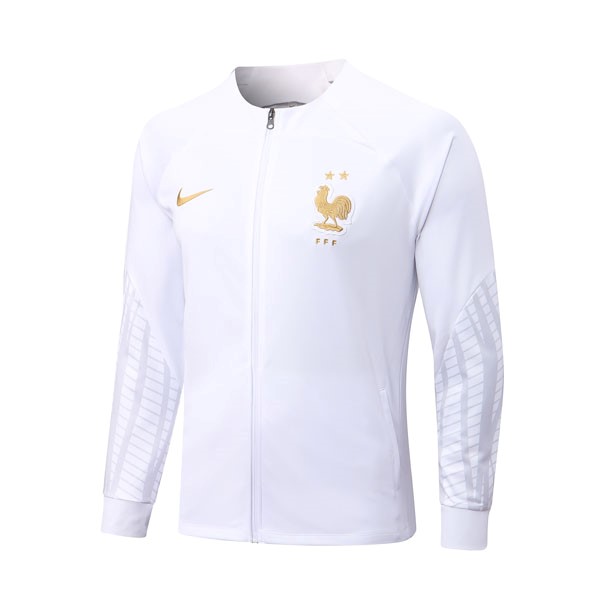 Chaqueta Francia 2022 2023 Blanco Azul